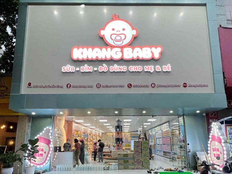 Mẫu 03 Bảng hiệu shop sữa