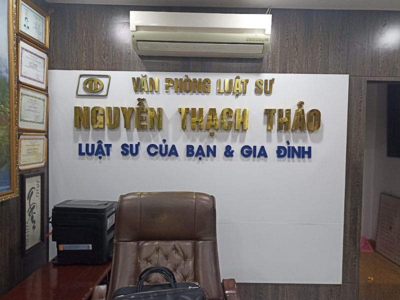 Mẫu 02 Bảng hiệu văn phòng