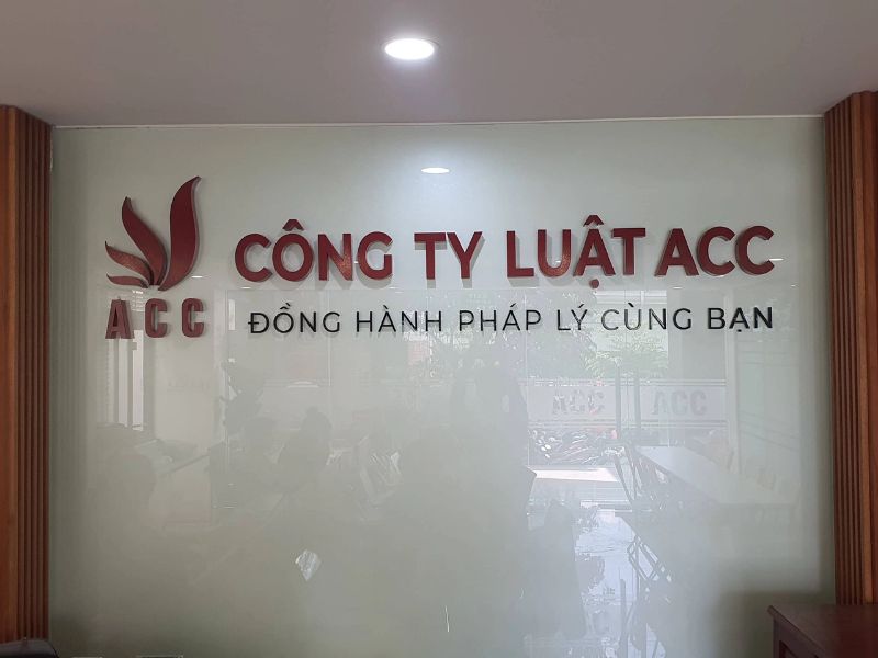 Mẫu 04 Bảng hiệu văn phòng luật sư