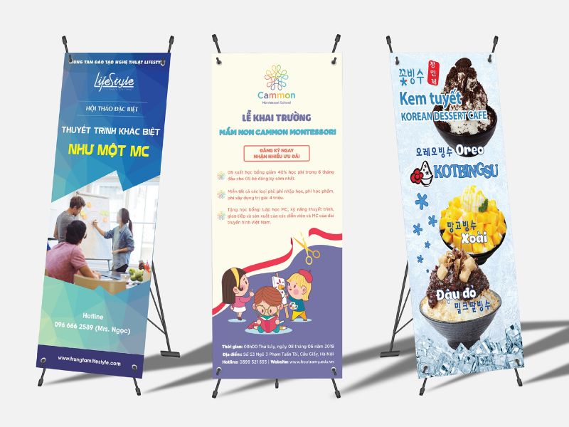 Mẫu 04 Standee chương trình