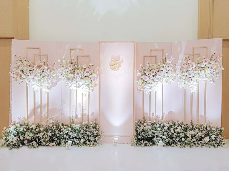 Mẫu 01 Backdrop hồng